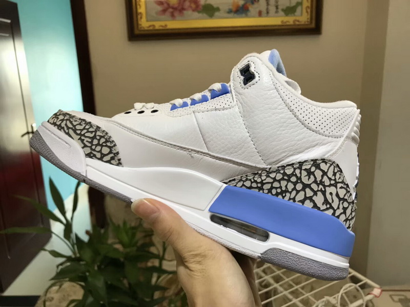 Authentic Air Jordan 3 Retro UNC 3